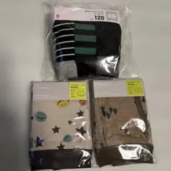 最終お値下げ UNIQLO &アンパサンドボクサーパンツセット 120㎝