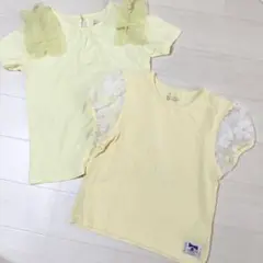 黄色　Tシャツ　2枚　toridory 130 140