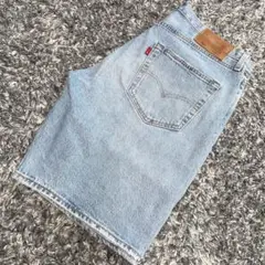 リーバイス　501 ショートパンツ　ハーフパンツ　W34 ライトインディゴ