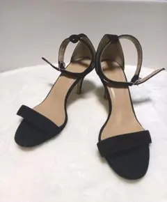 ❤️美品❤️VERO CUOIO アンクルストラップサンダル黒 イタリア