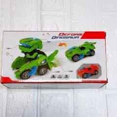 変形恐竜の車 おもちゃ スプレー恐竜変身車 電動RCカー 無線操作 グリーン