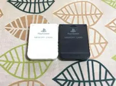 PS1　プレイステーション1用　ソニー純正　メモリーカード　2枚セット