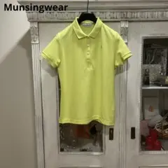 Munsingwear マンシングウェア 半袖ポロシャツ L イエローグリーン