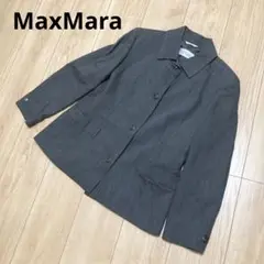 ♡Max Mara マックスマーラ♡大きめサイズ ヘリンボーン ジャケット