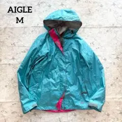 【AIGLE】エーグル マウンテンパーカー ナイロンジャンパー 派手色 登山 M