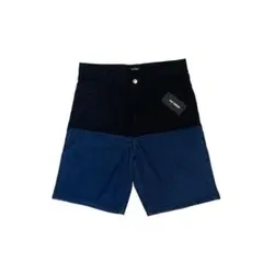 Raf Simons Two-Toned デニムショートパンツ
