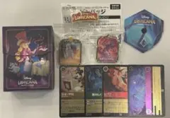 ディズニー・ロルカナ デッキケース ピンバッジ プロモ ９点　まとめ売り