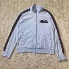 【希少】NIKE ナイキ ベロア トラックジャケット ゴツナイキ 刺繍ロゴ M