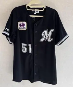 千葉ロッテマリーンズ 山口航輝 ビジターユニフォーム Mサイズ