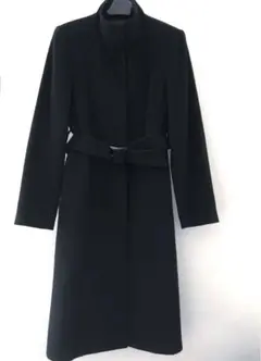 インディヴィ INDIVI アンゴラ ロングコート