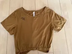 fp movement ブラウン クロップドTシャツ S
