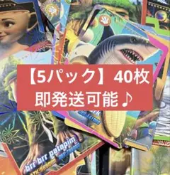 イタリアンブレインロット トレーディングカードゲーム5袋 40枚AIモンスター