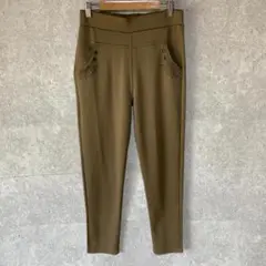 【SLAP】スラップ（M-L）タグ付き＊レギンスパンツ＊ストレッチ＊ビジュー＊