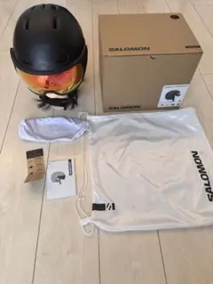 【美品】サロモン PIONEER LT VISOR L41199900 Salomon Pioneer LT Visor Helmet - Men's | Altitude Sports
