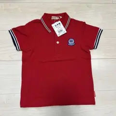 新品　タグ付き　MIKI HOUSE ミキハウス　赤 ポロシャツ 半袖　110