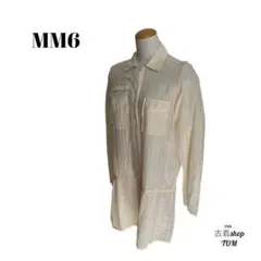 MM6 シャツ 長袖 黄色 イエロー