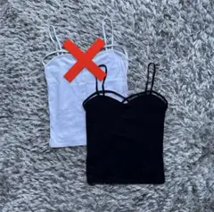 【新品未着用】Bershka キャミソール 黒