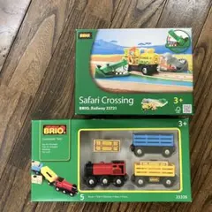 BRIO ブリオ　サファリ　レール BRIO 収穫列車　未開封　2個セット