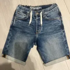 デニム　ハーフパンツ　140