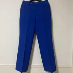 【美品】ダンロップ　DANLOP ストレートパンツ　刺繍ロゴ　スラックス