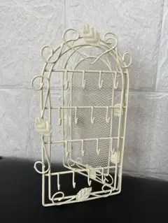 アイボリー メタル アクセサリースタンド