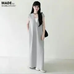 Dark Angel グレー ノースリーブ ロングワンピース Mサイズ