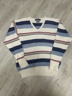 POLO RALPH LAUREN 90s コットン　マルチボーダー
