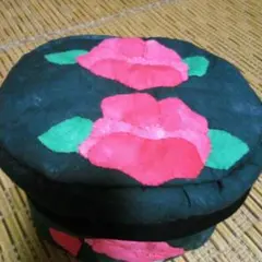 ハワイアンキルト薔薇の、小物入れ
