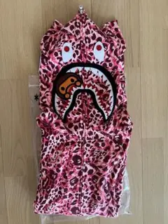 【新品同様】APE シャークパーカーピンク ダブル シャーク パーカー レディース Sサイズ Pink Double