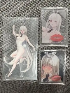 一番くじ 勝利の女神 NIKKE 幸運の口づけチャーム アクスタ ブラン