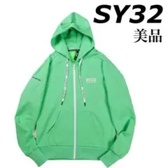 【美品・新作】SY32 Flash Color パーカー ライトグリーン