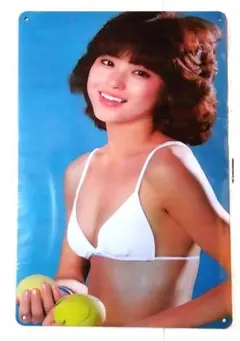 ♪松田聖子 ブリキ看板 メタルサイン インテリア雑貨♪