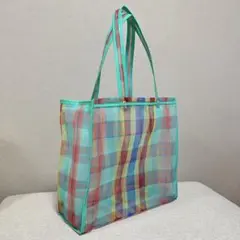 【新品】メキシコ製 メルカドバッグ／メッシュ素材