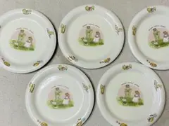 モーリーハウス　BROWN FAMILY STORY 皿　プレート 5枚セット