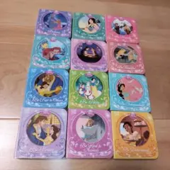 12冊ディズニープリンセス 英語絵本 洋書 ボードブック 読み聞かせ 知育玩具
