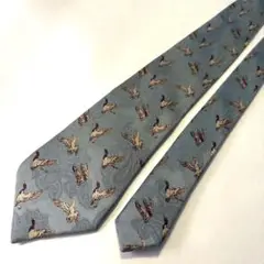 Burberrys 鳥柄 シルク ネクタイ