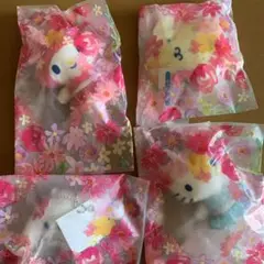 サンリオ くるっとまわして サマーチャレンジ マスコット4点