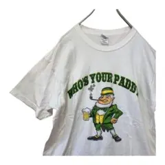 ギルダン　半袖Tシャツ　アイルランド　パブ　ビール　パイプ　エナメルプリント