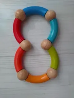 HABA カラフルな木製がらがら・ラトル ドイツ 木のおもちゃ