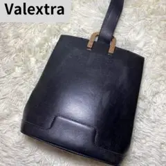 【超高級】ヴァレクストラ レザー ショルダー ブラック トートバッグ