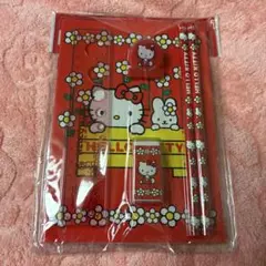 ハローキティ 文具セット 赤