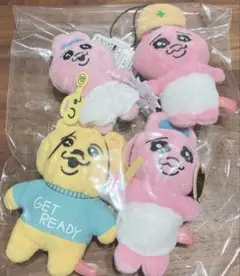 おぱんちゅうさぎ ぬいぐるみ マスコット 4点