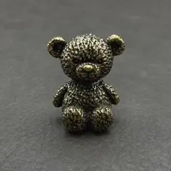 真鍮 置物 アンティーク ヴィンテージ ハンドメイド 動物 熊 クマ55