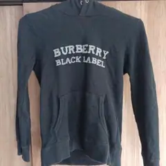 BURBERRY BLACK LABEL ブラックパーカー サイズ2