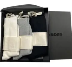 【新品】ボックス付き JIL SANDER ジルサンダー ソックス靴下3足セット
