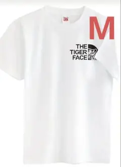 阪神タイガース　応援 Tシャツ　応援グッズ　THE TIGER FACE 白