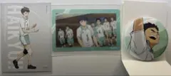 ハイキュー 及川徹 岩泉一 ベースヤード トレーディング缶バッジ クリアカード