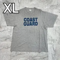 Tシャツ　メンズ　XL　企業ロゴ　グレー　USA　デルタ製　半袖
