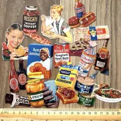 【海外】❶アメリカンビンテージ食品♡ おすそ分け ジャンクジャーナル コラージュ