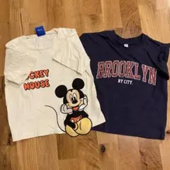 Tシャツ　2枚セット　しまむら　西松屋　ミッキー　100サイズ